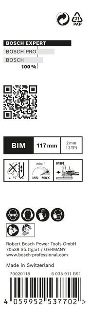 Bild Stichsägeblätter a 100 St T 308BF EXPERT - BOSCH-3