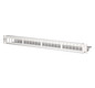 Patchpanel 24Ports 1HE Schirm 43,6x482,6x100mm 19Zoll-Einbau