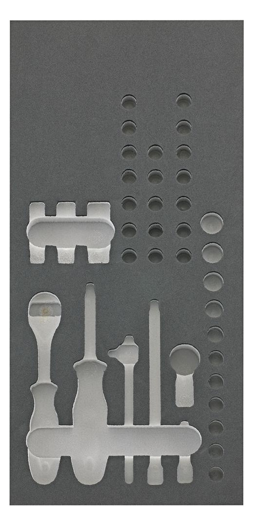 Bild Werkzeugmodul 1/3 leer Steckschlüssel 1/4"" FORTIS-0