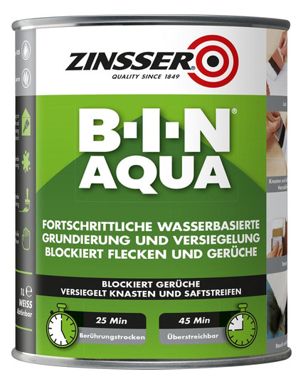 Zinsser-Grundierung B-I-N Aqua - 1l