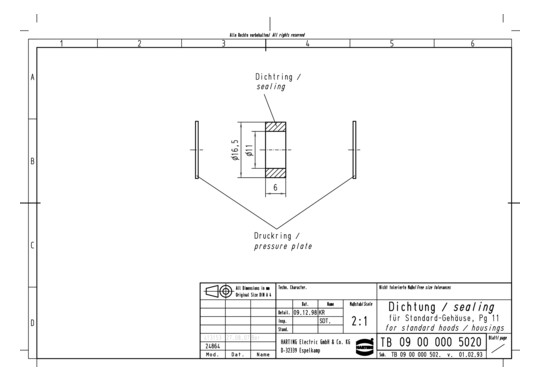 HART Dichtring Pg11          09000005020 