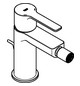 GROHE Bidet-Einhebelmischer Lineare 1/2", Ablaufgarnitur, supersteel