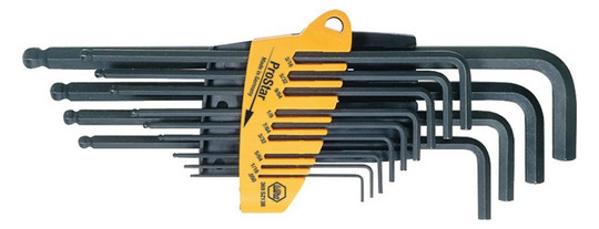 Wiha-Kugelkopf-Satz im Halter 369SZ13B - SW 0,05-3/8