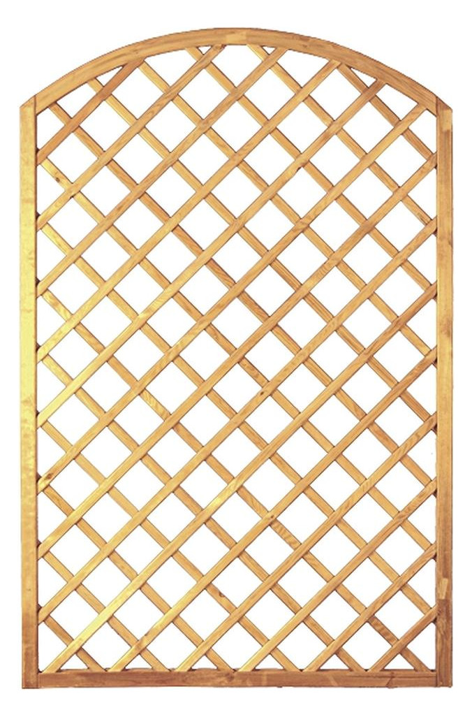 Bild Bogen-Rankzaun-Serie 120x180/160cm MW 10x 10cm Leisten 12x30mm, genagelt Rahmen - n.a.-0