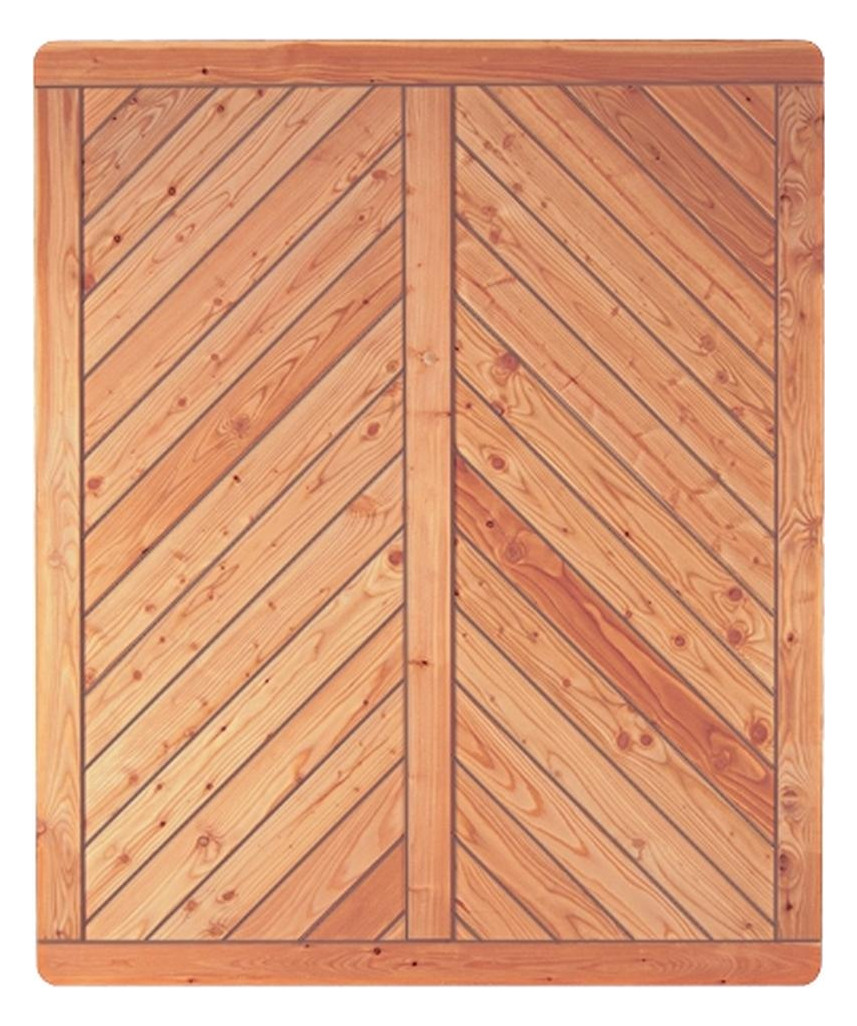 Bild SKAGEN-Serie Lärche 150 x 180 cm Rahmen 44/88 mm, Profilbretter 18/125 mm - n.a.-0
