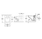 V&B Wand-WC-Combi-Pack O.NOVO 36 x 49 cm, mit WC-Sitz, Direct Flush, weiß