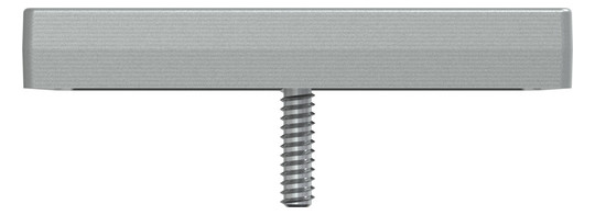 Zentralplatte Sat/TV/Radi System M alu Schraubbef 3f