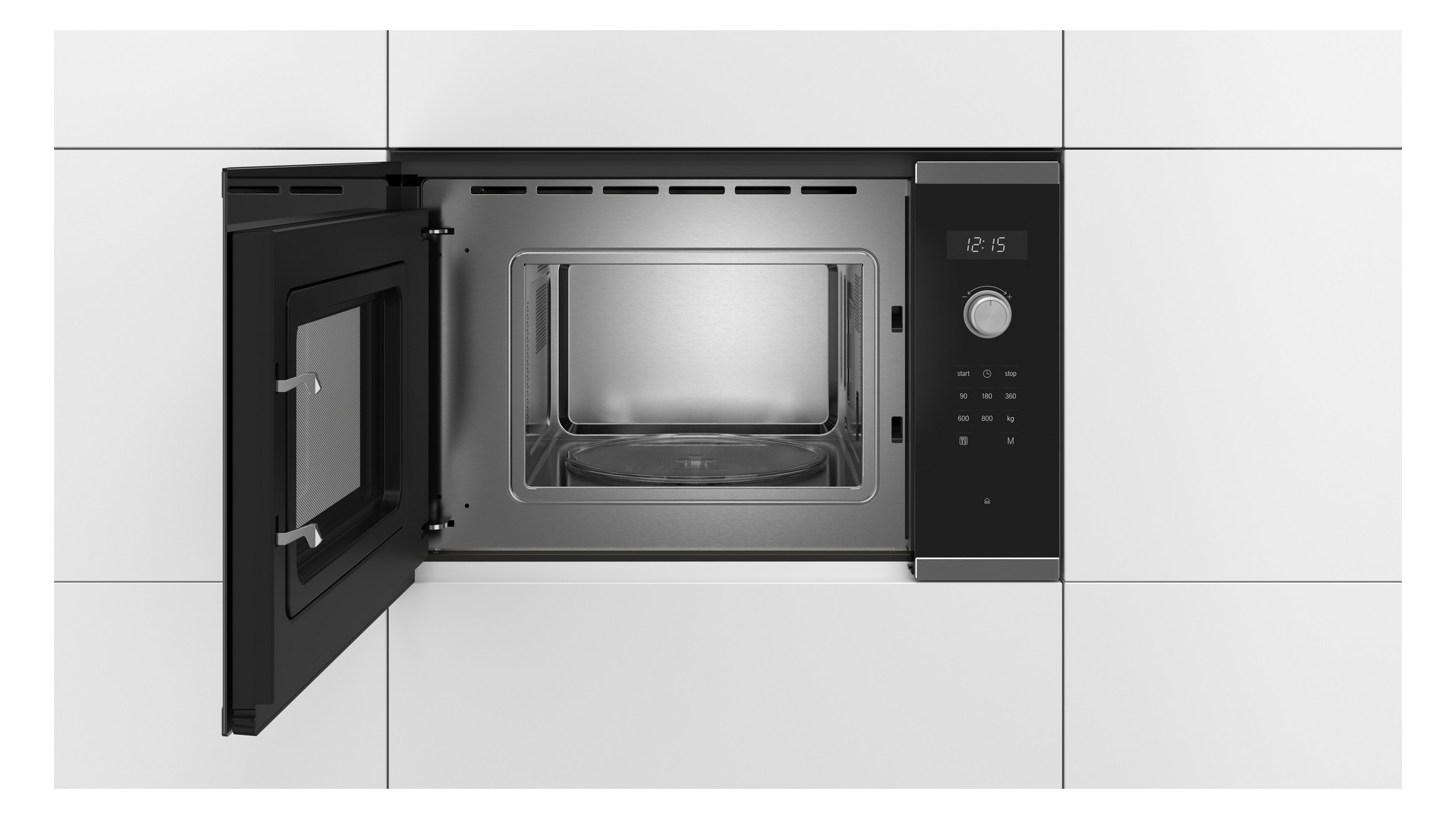 Mikrowelle EB 20l 800W edst 5stuf Ø255mm