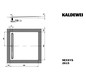 Kaldewei Duschwanne NEXSYS 2615 100x100cm, bodeneben, Perl-Effekt, weiß