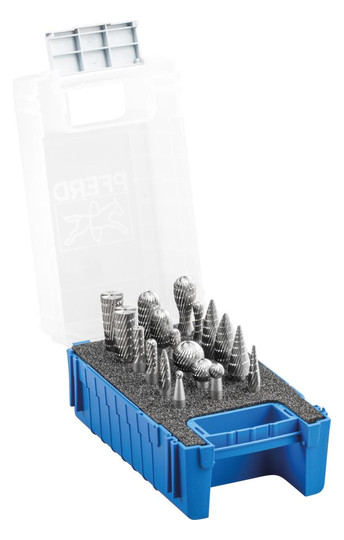 PFERD-HSS-Frässtift-Satz 83 - 18-teilig, Z3, Schaft 6mm