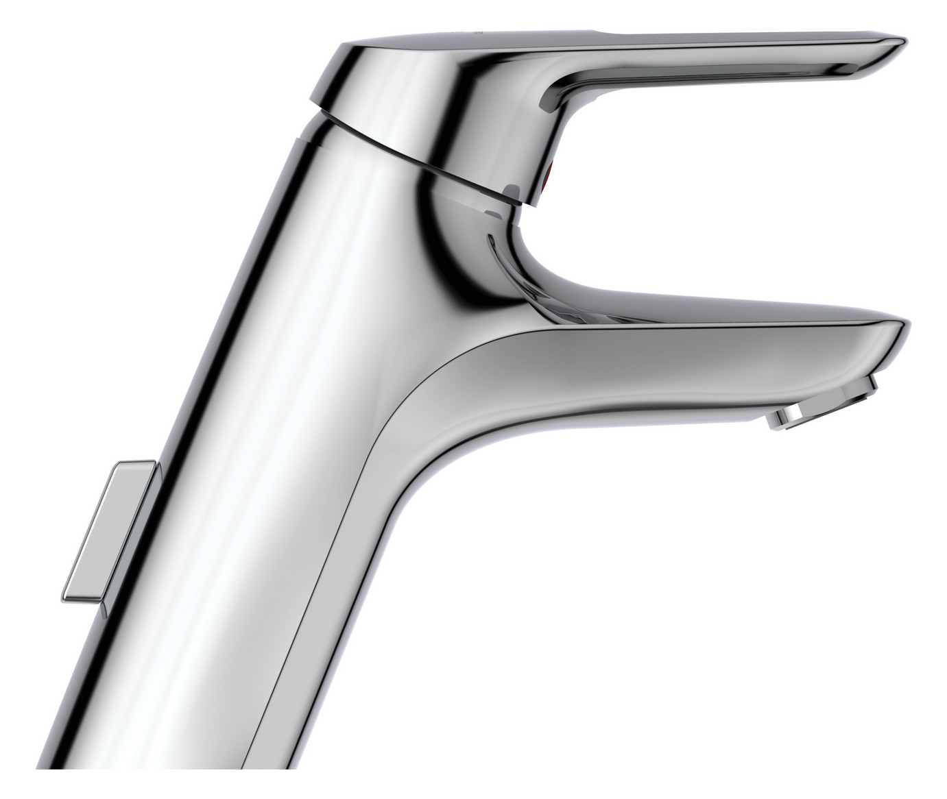 Ideal-Standard Waschtisch-Einhebelmischer CeraMix Blue mit Metall-Ablaufgarnitur, WELL 4 Sterne, chrom