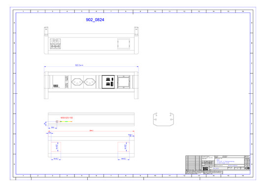 Bachmann DESK 2xCH 1xUSB A&C    902.0824 