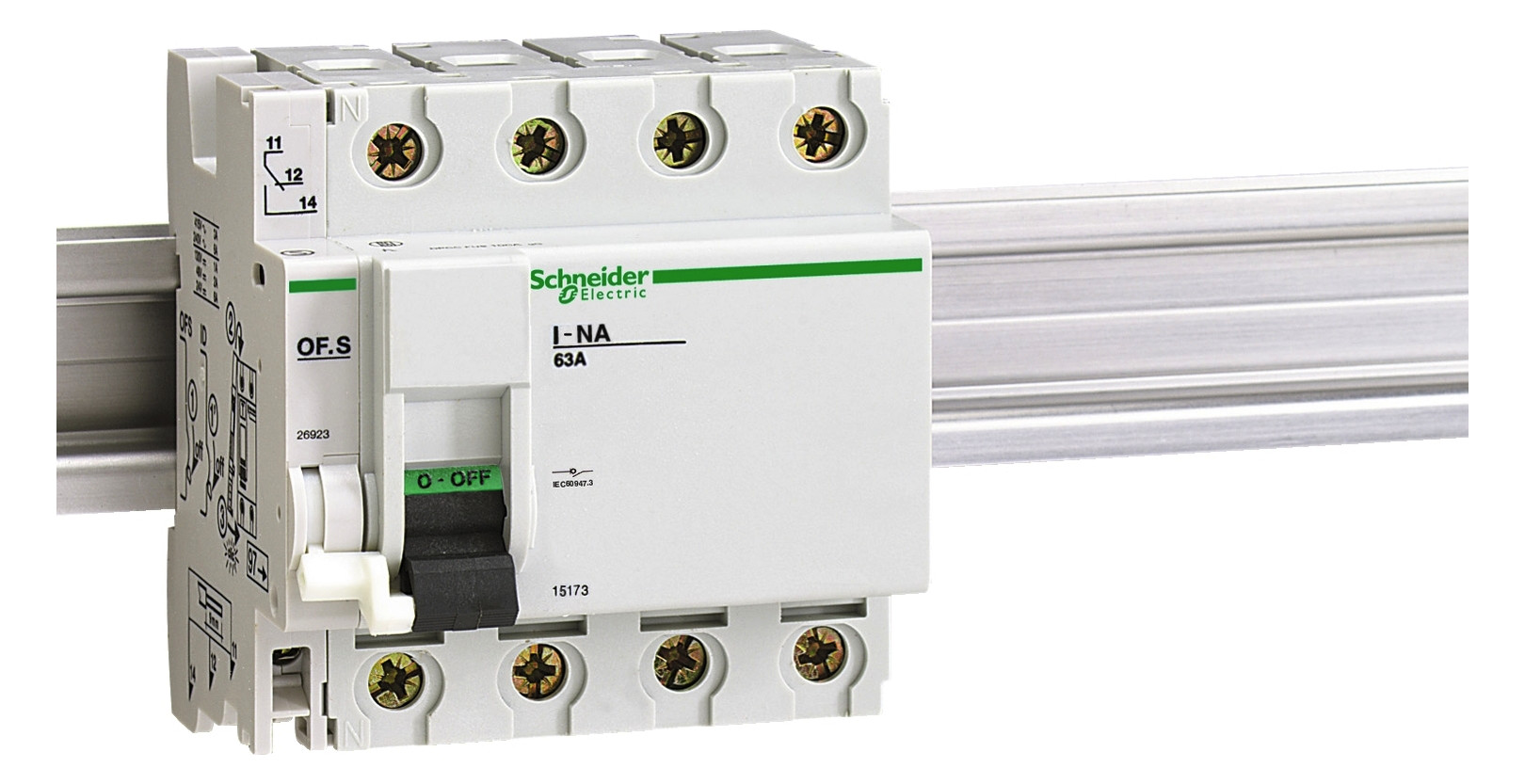 Hilfsschalter 1W FI-Schutzschalt 6A 240V 0,5TE