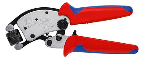 Bild Crimpzange für Aderendhülsen Twistor T 0 ,14-10qmm / 2x0,25qmm KNIPEX-0