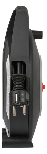 Kabeltrommel Kst 10m H05VV-F 3x1,5mm IP20 4xSteckdosen m.Tragerahmen