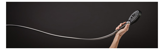 hansgrohe Brauseschlauch Isiflex 1600mm, brushed black