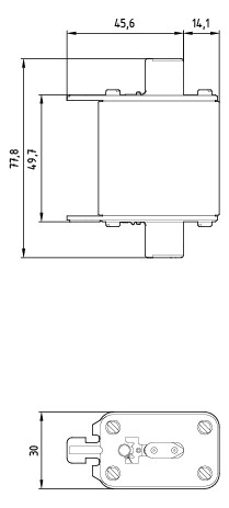 NH-Sicherungseinsatz 160A NH00 500VAC gG Kombik