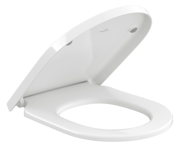 V&B WC-Sitz Subway 3.0 Schaniere aus Edelstahl, mit QuickRelease und Softclosing, weiß