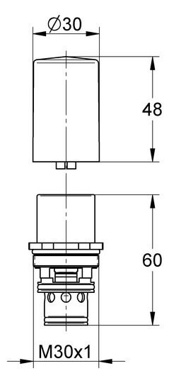 GROHE Unterputz-Umstellung 440018 für Eichelberg UP-EH-Wannenbatterie chrom