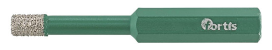 fortis-Diamantbohrer mit Kühlwachs, Sechskantschaft...