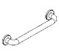 Normbau Haltegriff Nylon Care 400 mm, weiß