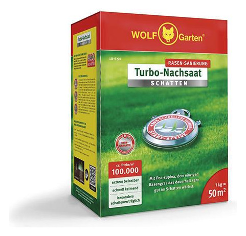 Bild Turbo-Nachsaat Schatten LR-S 50 1 kg - WOLF GARTEN-0