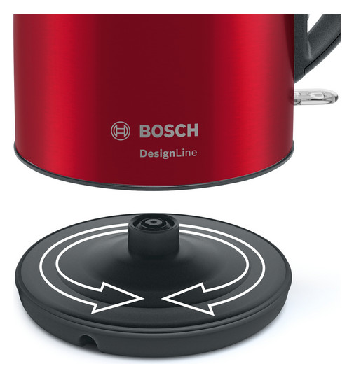 Wasserkocher 1,7l Edst DesignLine 2400W rt Anzeige:außen m.Sieb