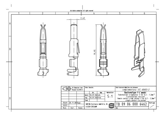 HART Federkontakt            09060006462 