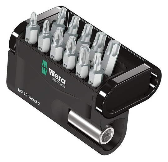 Wera-Bit-Sortiment Bit-Check 12 Wood 2
