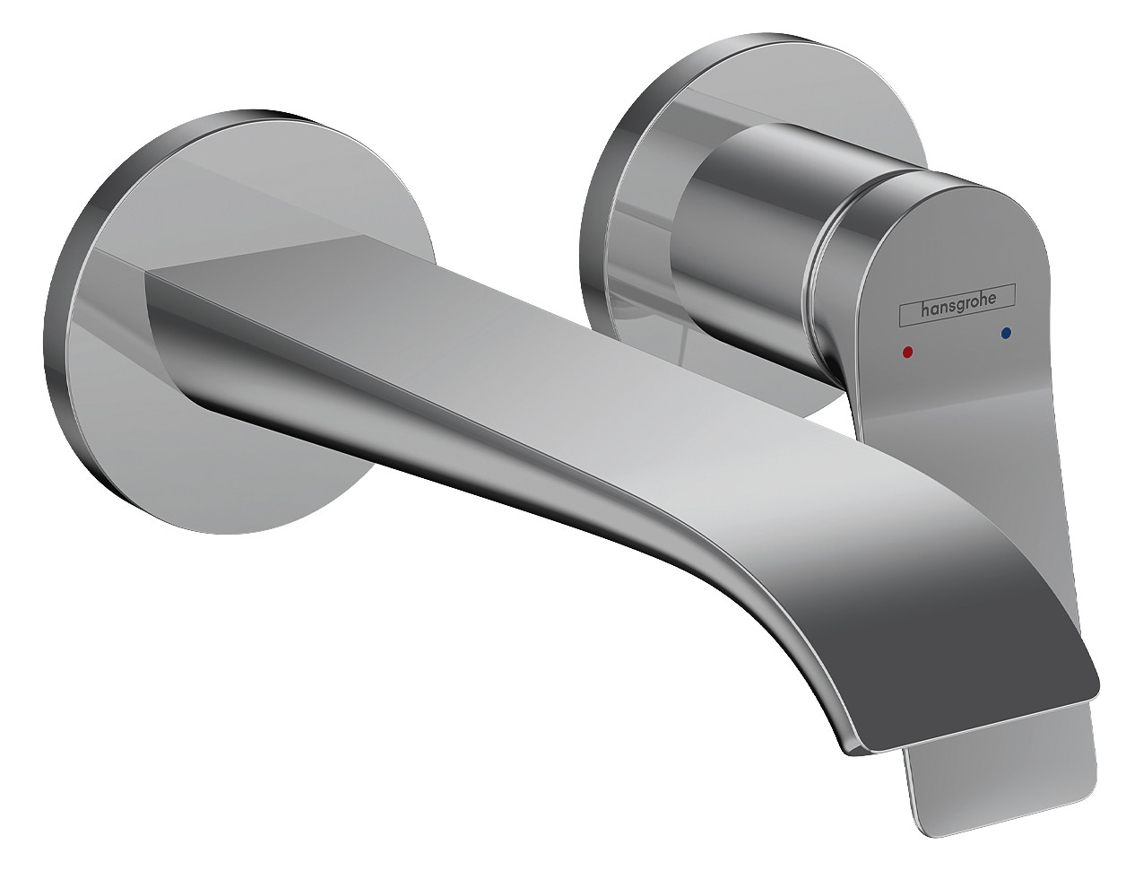 hansgrohe Fertigmontageset Vivenis UP-Waschtisch-Einhebelmischer, für Wandmontage, mit Auslauf 192mm, chrom