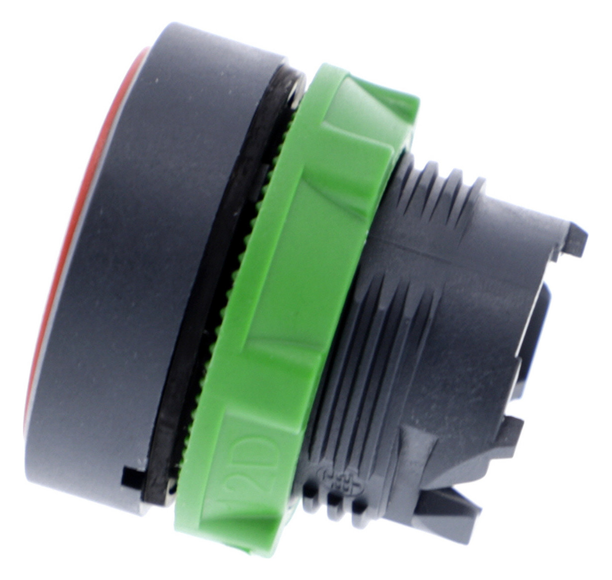 Drucktaster Front 1f rt Ø22mm rnd IP66 Tastend