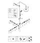 GROHE Duschsystem Tempesta Cosmopolitan 210 chrom, mit Aufputz-Thermostat, schwenkbarer Duscharm 39cm