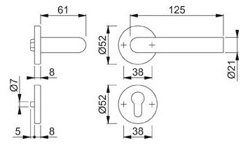 Bild We-grt.Ros.E58/42KV/42KVS /1400ZSST F69 -R/L 8 PZ - HOPPE-2