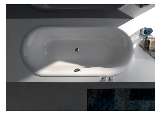 Badewanne BetteLux Oval 3466 Glasur, snow, 180x80x45cm