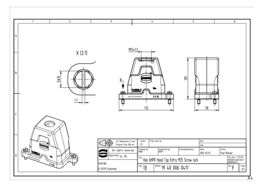 HART Han 6HPR-gg-SV-M25      19400060411 