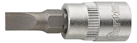 fortis-Schraubendreher-Einsatz 1/4-Antrieb - Schlitz 5,5x1m