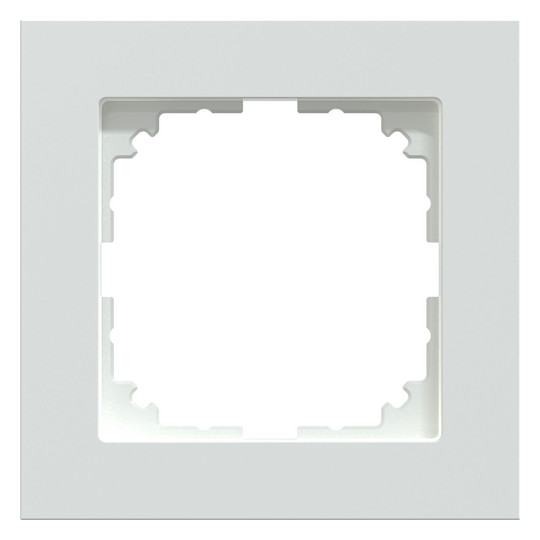 Rahmen 1f akws glz M-Pure Kst f.GEB-K aktivweiß Unterputzmontage Thermopl