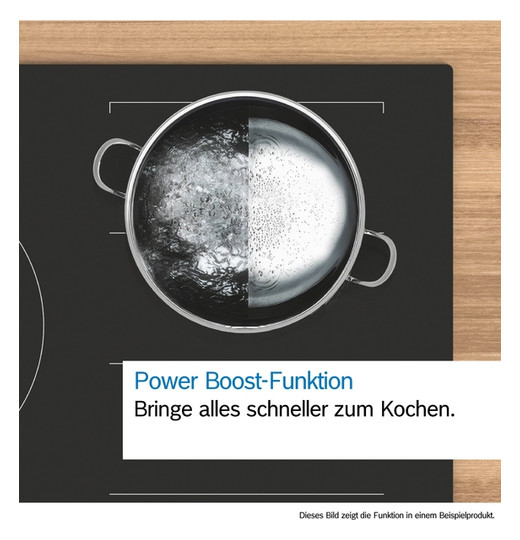 Glaskeramikfeld autark Alu Zweikreisz 306x527mm