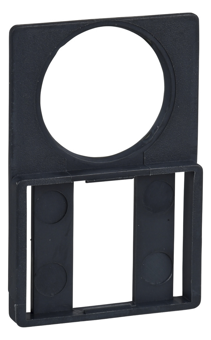 Bezeichnungsschild sw rechteck 30x50mm Bez.Schild