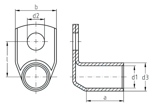 Intercable ICR501090 Winkelrohrkabel- 