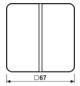 Wippe 1t Schalter CD aws glz