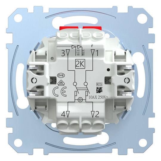 Kontroll-Wippschalter QuickFlex UP IP20 2p 1f 10AX