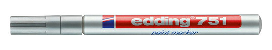 edding-Lackmarker 751, silber - 1-2mm