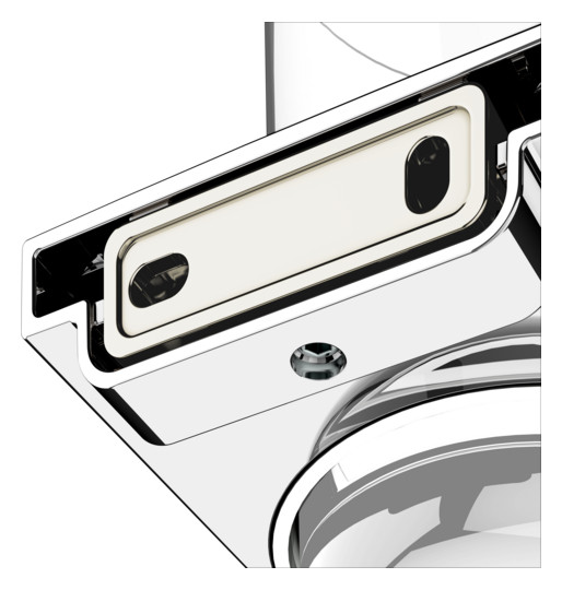 KEUCO Glashalter Collection Moll mit Echtkristall-Glas, verchromt