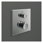 Ideal-Standard Fertigmontageset CeraTherm Navigo für UP-Brausethermostat, eckig, Chrom