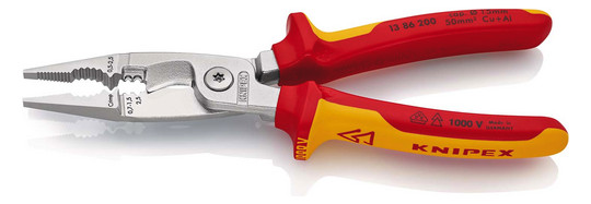 Kombizange 200mm 1000V 2Komp VDE Schutzisoliert 1000V