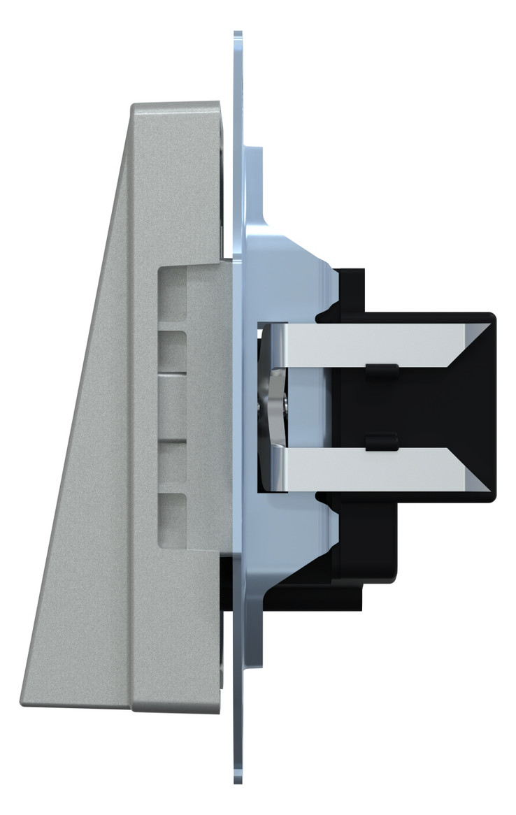 Einsatz Kabelausl System M alu Krallen/Schraubbef Einsatz Kabelausl System M alu Krallen/Schraubbef