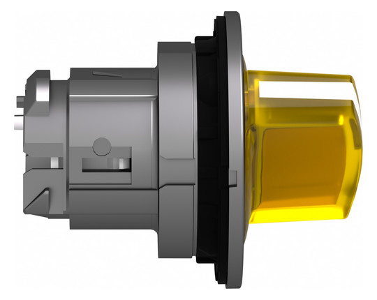 Knebelschalter 2stuf bel.b ge rnd Ø30,5mm Geeignet für Beleuchtung