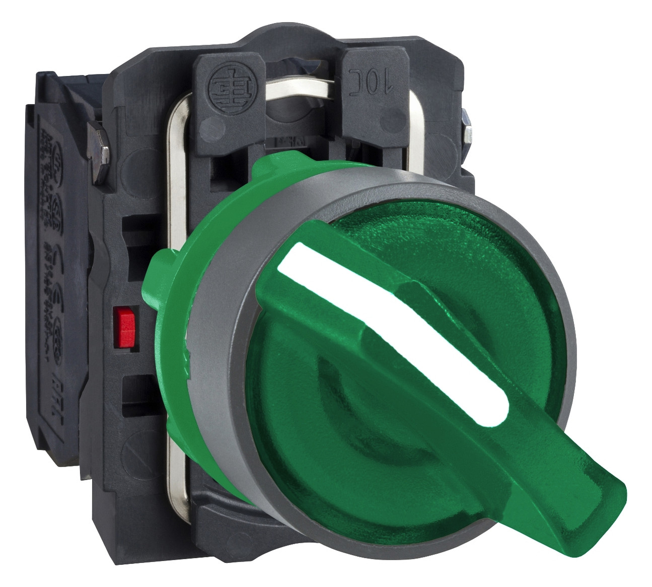 Wahlschalter 2stuf rast kurz.Drehgriff Ø22,5mm Schaltfunktion verrastend IP66