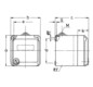 Datendose 2f Cat6 IP44 Cepex APmont RJ45 Kst AP-Mont